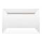 Smarty Had A Party 5.5" x 8.5" White Rectangular Plastic Dessert Plates (120 Plates), 120PK 6913-CASE - alternate 4
