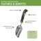 Ames Hand Soil Scoop, Stainless Steel, Ergonomic Gel Grip 2445400 - alternate 2
