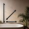 Gatco Nouveau 18 in Grab Bar, Matte Black 671MX - alternate 3