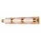 Vaxcel Fairmont 3-Light Vanity Light, Muted Brass, Art Deco, Clear Ribbed Glass, 25.5-In. Wide W0588 - alternate 1