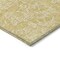 Homeroots 8' X 10' Gold And Ivory Floral Washable Indoor Outdoor Area Rug 581867 - alternate 5