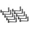 Mytee Products (10 Pack) E-Track Small Hanger Hook, Truck, Trailers Hook for Rakes and Shovels, 10PK ETK-DHx10 - alternate 1