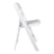 Chivari White Resin Folding Chair, Supports 500 lbs CFRW2-CX-T - alternate 5