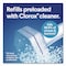 Clorox White, Plastic, 15.38 in L Overall, 6 PK 03191 - alternate 7