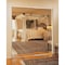 Renin Erias 325 Series 47 In. W. x 80-1/2 In. H. Steel Frameless Mirrored Bypass Door BY320BBWCLE048080 - alternate 1