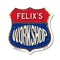 Signmission Felix's Workshop, 6 Inch X 6 Inch, Plastic Sign SHI-P-6-489-FELIX - alternate 1