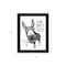 Homeroots Hello Sweet Cheeks Donkey Black Framed Print Bathroom Wall Art 530069 - alternate 3