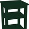 Homeroots 28" Dark Green Solid Wood Nightstand 548318 - alternate 2