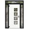 Vdomdoors Aluminum Door Cynex 6106 Dark Stone Entry Steel Metal Modern Painted W12+36+12xH80+14 Right Inswing CYNEX6106EXD-DARK-W12+36+12xH80+14-RH-I - alternate 2