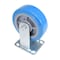 Vestil Polyurethane Rigid Caster 6 In. Diameter x 2 In. Width 903 Lb. Capacity Light Blue/Gray CST-KB-6X2PUP-R - alternate 5