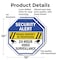 Signmission Security Alert Private Property No, 10 inch X 10 inch, Aluminum Metal Signs, 2PK OC-A-2PACK-10-187 - alternate 3