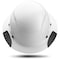 Lift Safety DAX Fiber Resin Full Brim Hard Hat (White Carbon Gloss) - ANSI-G, TYPE 1 HDF-24CWG - alternate 3