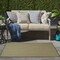 Homeroots 3' X 5' Green And Beige Geometric Indoor Outdoor Area Rug 572338 - alternate 2
