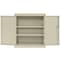 Sandusky Lee Medium Duty Welded Steel Counter-Height Storage Cabinet, 36x24x36, Putty CA21362436-07 - alternate 5