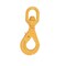 Mytee Products 5/16ft Self Locking Swivel Hook G80-4500 LBS WLL-Yellow Painted Forged Steel Swivel Lifting Hook SLH516-4500 - alternate 1