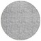 Homeroots 8' Silver And Ivory Round Floral Washable Indoor Outdoor Area Rug 581878 - alternate 4