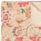 Homeroots 50" X 70" Beige Pink Orange and Green Cotton Kantha Floral Throw Throw Blanket with Embroidery 293208 - alternate 2