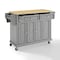 Crosley Full Size Wood Top Kitchen Cart KF30001EGY - alternate 2