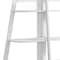 Homeroots 47" White Six Tier Etagere Bookcase 489810 - alternate 3