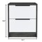 Homeroots 19" Wood Two Drawer Nightstand 477899 - alternate 2
