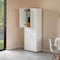 Basicwise 66-Inch Multi-Functional White Finish Kitchen Pantry Cabinet with 4 Doors, 3 Adjustable QI004696.WT - alternate 3