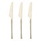 Smarty Had A Party Shiny Gold Moderno Disposable Plastic Dinner Knives, 240PK 9340G-KN-CASE - alternate 4