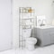 Mainstays 3-Shelf Over-The-Toilet Bathroom Space Saver in Satin Nickel 750123914M - alternate 2