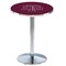 Holland Bar Stool Co 36" Chrome Texas A&M Pub Table, 36" dia. Top L214C3636TexA-M - alternate 1