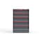 Strong Hold 5 drawer cabinet - (2x 6ft, 3x 7ft) - Red accents - Electronic Lock S3044-PPRAS-0501DS - alternate 1