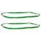 Mytee Products Round Sling 4 ft Green 5300# Vertical 4200 # Choker 10600 # Basket, 2PK RSL-4-5300x2 - alternate 1