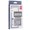 Deli Desktop Calculator, Tax Function, Acrylic Display, Dual Power, Silver, 20PK E1250 - alternate 2