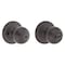 Kwikset Privacy Door Knob, Knob Handle, Brass, Venetian Bronze, 238 to 234 in Backset 300P11PRCALRCSV1 - alternate 2