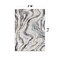 World Rug Gallery Contemporary Marble Washable Non Slip Area Rug 3 ft x 5 ft Gray WR80GRAY3X5 - alternate 2
