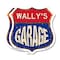 Signmission Wally's Garage, 18 inch X 18 inch, Plastic Sign, 2PK SHI-P-2PACK-18-383-WALLY - alternate 1