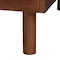 Baxton Studio Helio Mid-Century Modern Walnut Brown Finished Wood Twin Daybed 250-13550-ZORO - alternate 3