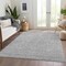 Homeroots 9' X 12' Gray Silver And Ivory Floral Washable Indoor Outdoor Area Rug 582348 - alternate 2