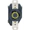 Leviton 30A 125V Black Industrial Grade L5-30R Locking Outlet Receptacle 065-2610 - alternate 2