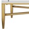 Homeroots 32in White and Gold Wood Accent Cabinet With Two Doors 716314 - alternate 3