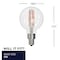 Bulbrite LED Filament 4W, Dimmable G16 Bulbs, Clear Glass, E12 Base, 3000K, 350 Lm, 4PK 862875 - alternate 2