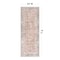 World Rug Gallery Vintage Distressed Machine Washable Runner Rug 2 ft 6 in x 7 ft Red 6034 RED2X7 - alternate 3