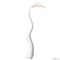 Uniquewise 62in Tall Animal Horn Shape Floor Vase: Elegant Ceramic White Accent for Entryway, Dining, or QI004040.W.L - alternate 4