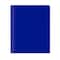 C-Line Products 8-1/2" x 11" Blue Two-Pocket Heavyweight Poly Portfolio Folder with Prongs, 25EA/BX, 6BX/CT 33965-BX - alternate 3
