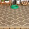 Jonathan Y Trebol Moroccan Trellis Textured Weave Brown/Beige 5 ft. x 8 ft. Indoor/Outdoor Area Rug SMB109A-5 - alternate 2