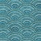 Homeroots 9' X 12' Teal Blue Fern Green And Ivory Geometric Washable Indoor Outdoor Area Rug 615240 - alternate 6