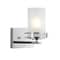 Jonathan Y Fairfax 7.13" 1-Light Metal/Frosted Glass Contemporary Glam LED Vanity Light, Chrome JYL7484A - alternate 4