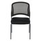 Office Star ProGrid Titanium & Black Visitors Chair, Straight Legs, Dillon Black 86724R-R107 - alternate 2