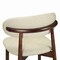 Leisuremod Sable Faux Leather Dining Chair with Rubberwood Legs SCW18BR - alternate 5