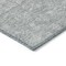 Homeroots 9' X 12' Gray Silver And Ivory Floral Washable Indoor Outdoor Area Rug 582348 - alternate 3