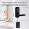 Wrightmaster 5 in 1 Corded Aluminum Smart Lock Deadbolt, Keyless Entry Door Lock with Fingerprint Digital, APP C ZR-07T-BK - alternate 3