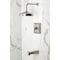 Kingston Brass Single-Handle Pressure Balanced Tub and Shower Faucet, Brushed Nickel KB6148NDL - alternate 2